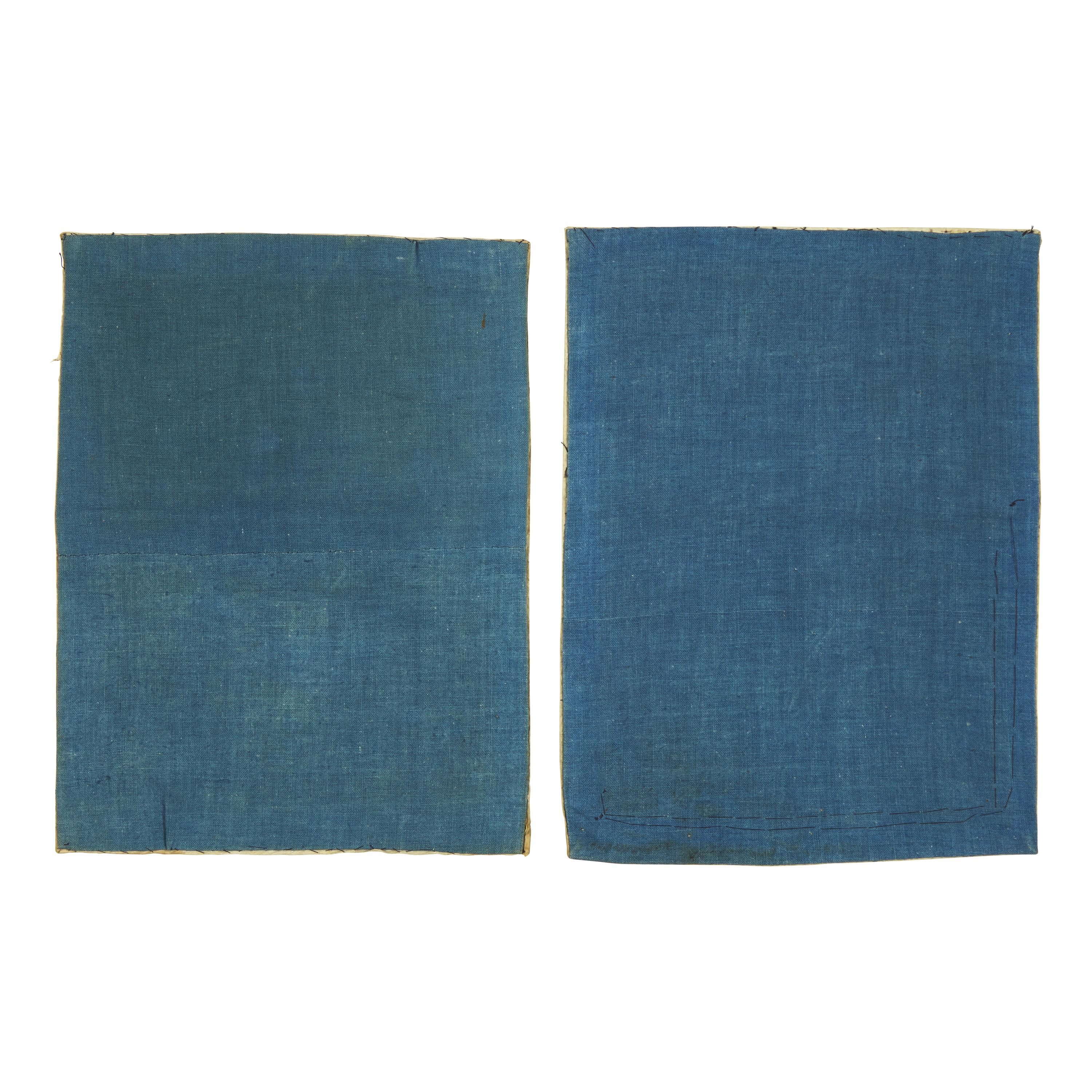 Two Chinese Kesi Panels, 19th Century 清晚期 緙絲人物圖兩幅