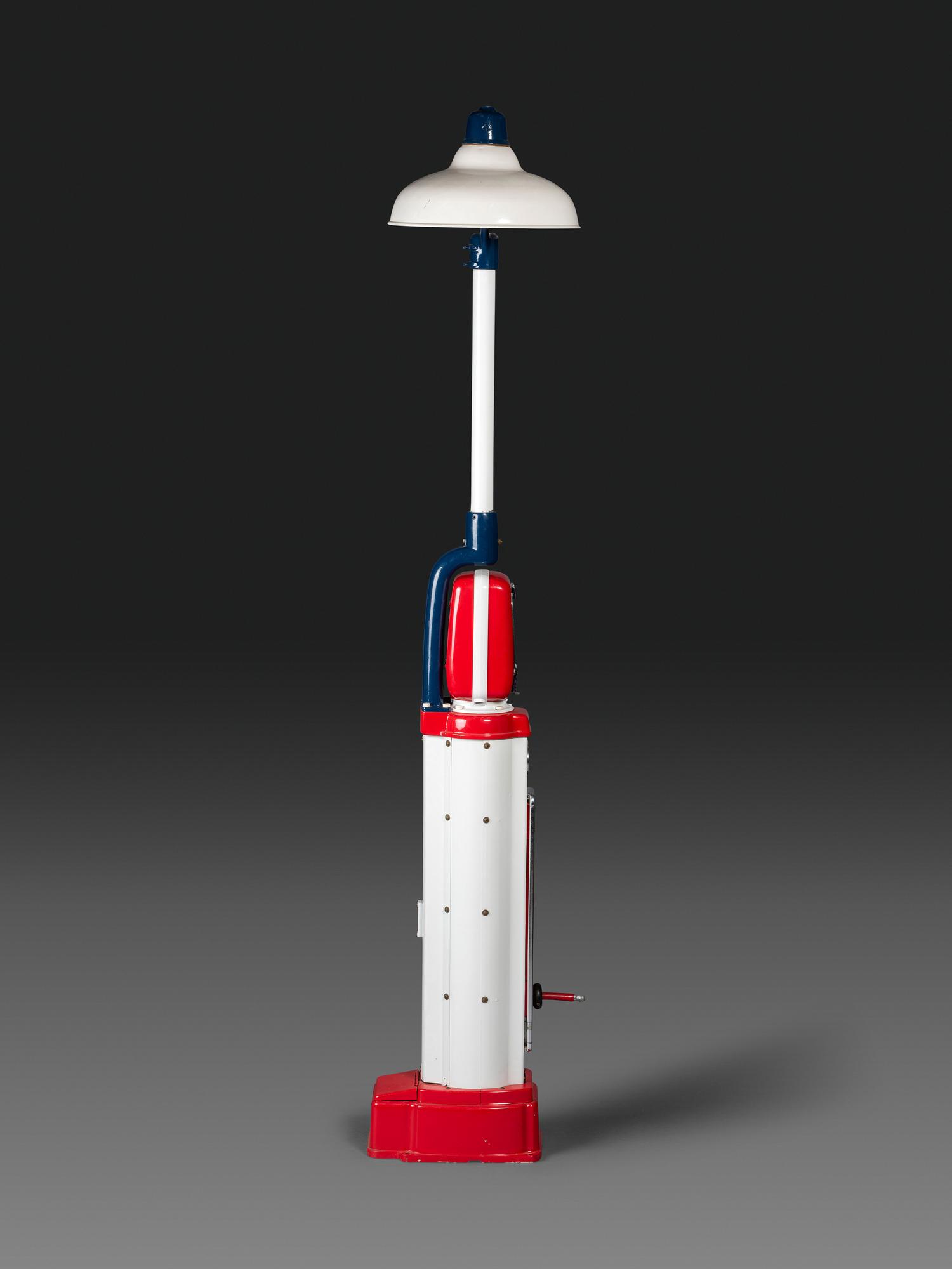 An Eco Islander Air Meter with Light Pole