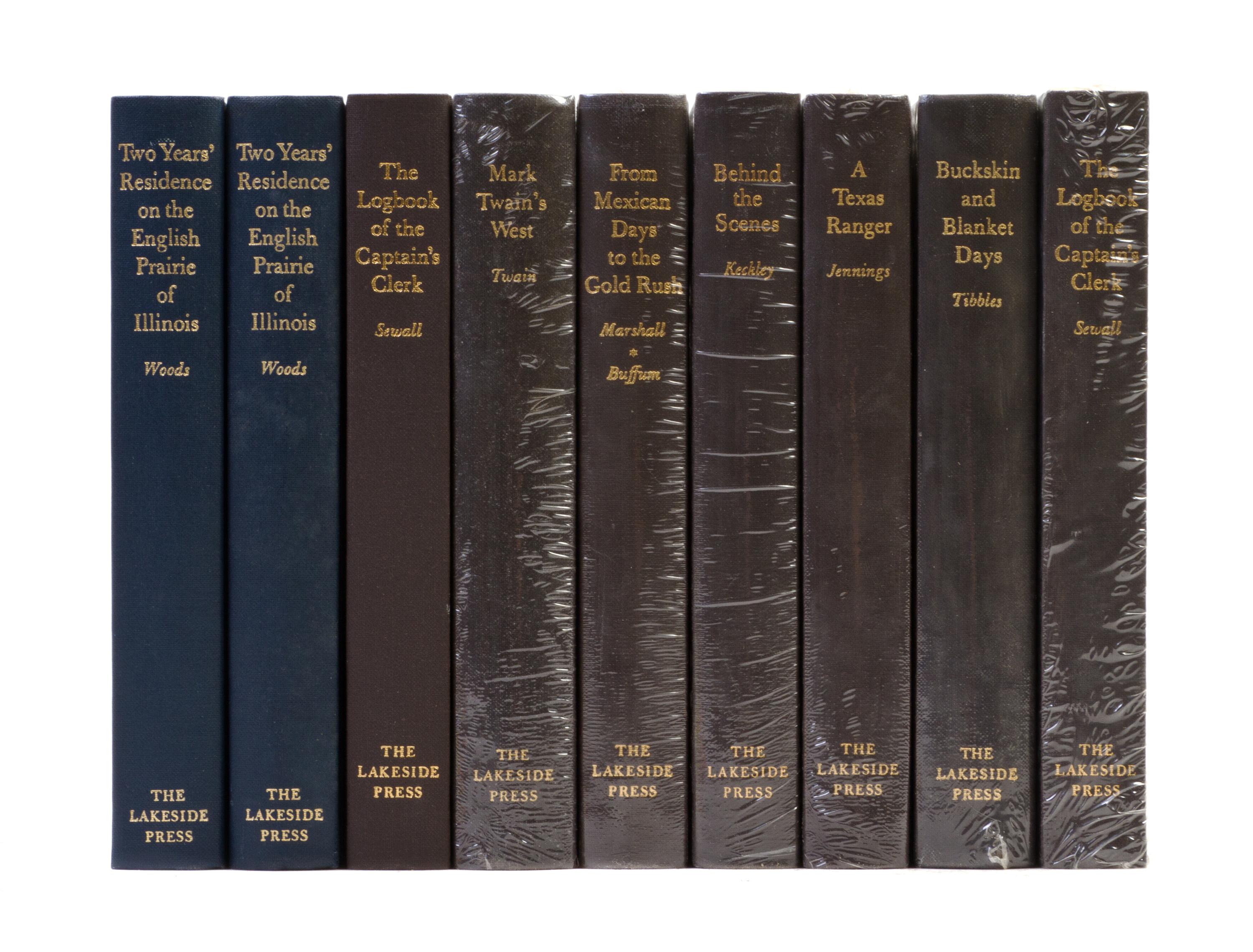 (LAKESIDE PRESS) Nine books.