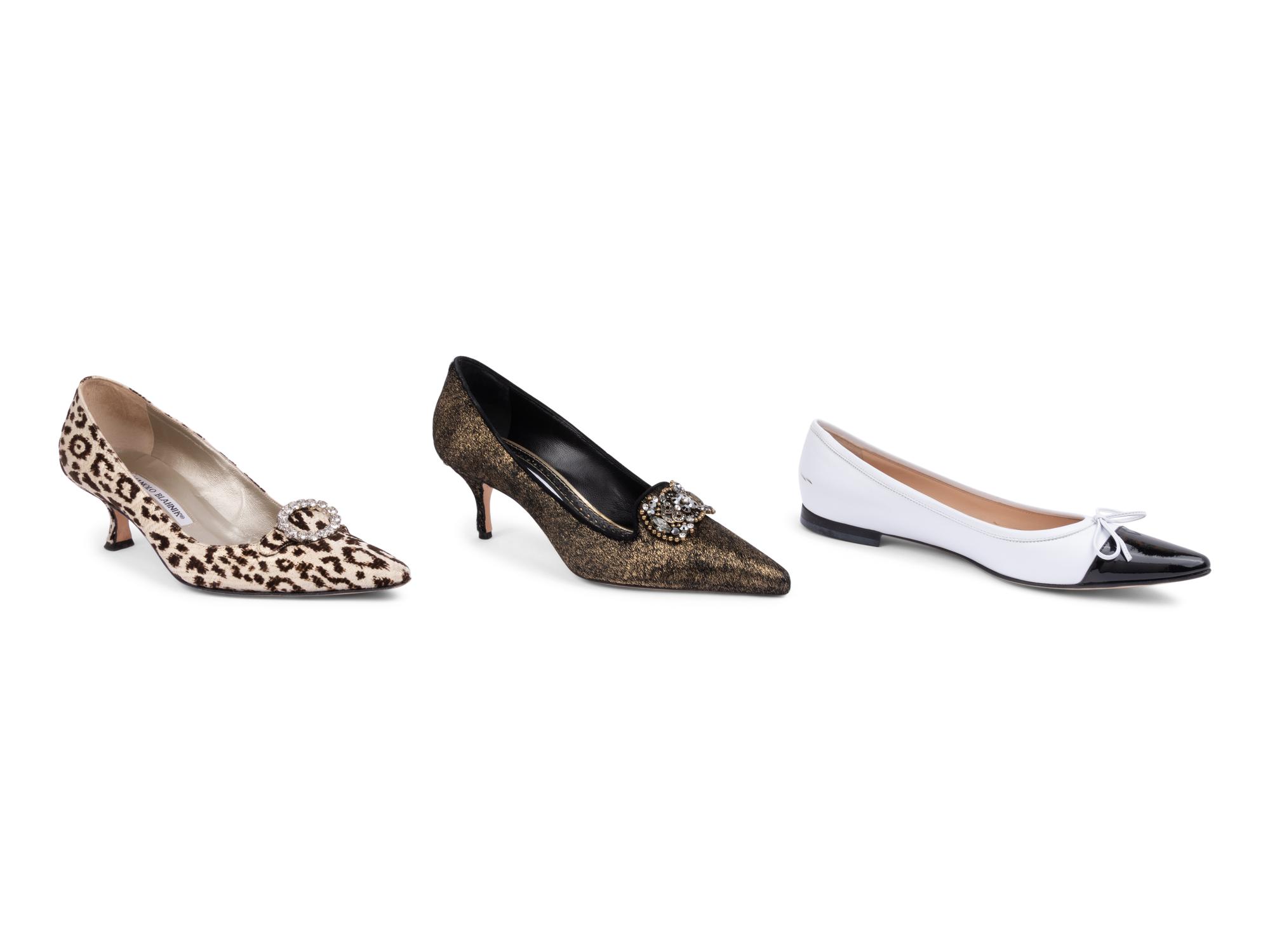 Nine Pairs of Monolo Blahnik Shoes