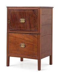 A George III Style Mahogany Bedside Commode — 19TH CENTURY