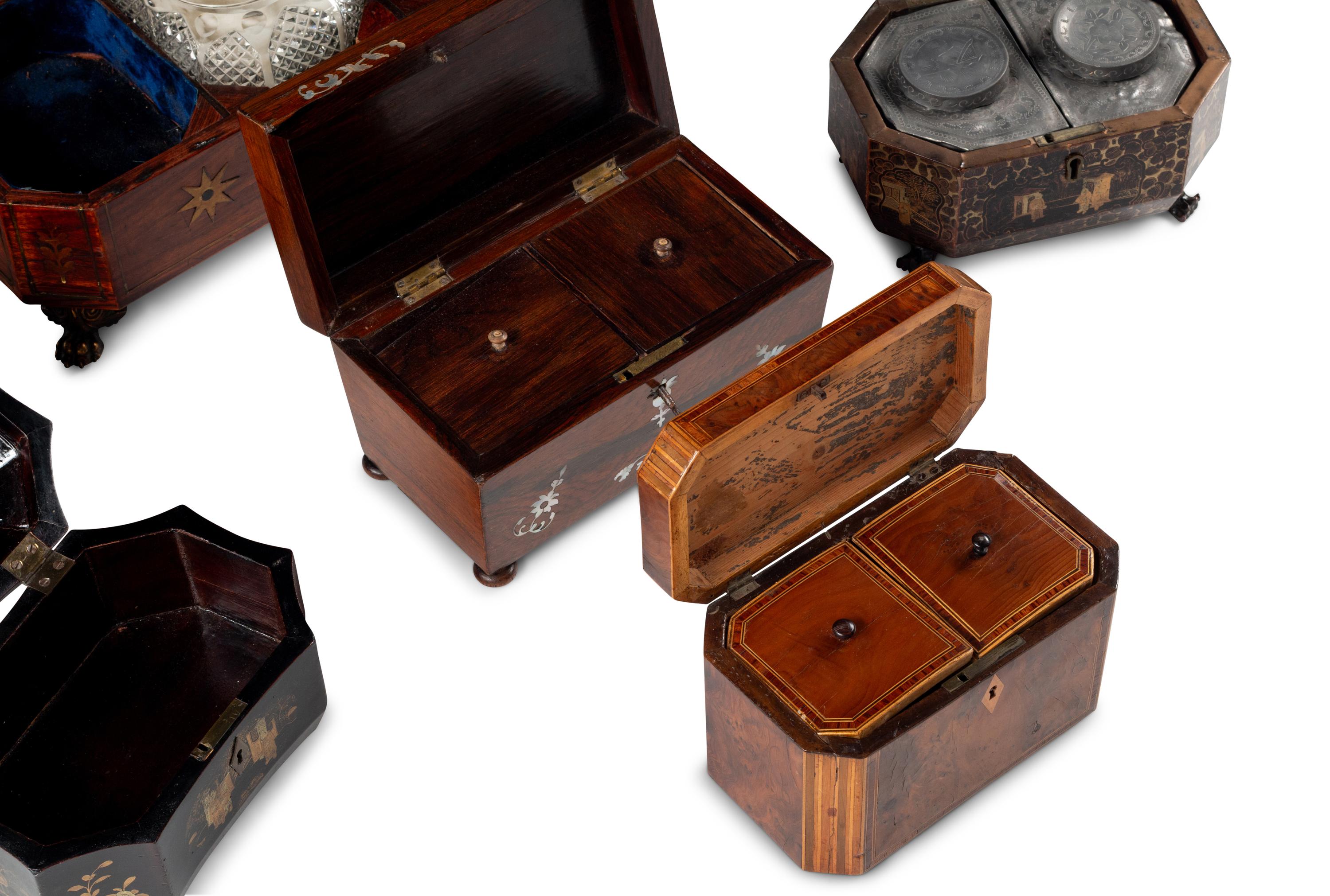 A Collection of Tea Caddies