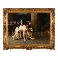 Alfred Duke (British, 1863-1905) — Fireside Friends