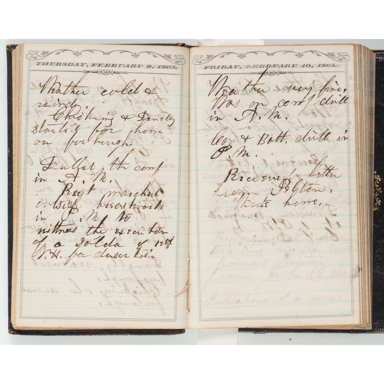 Civil War Diaries of Jared P. Hubbard, 2nd New Hampshire Volunteers