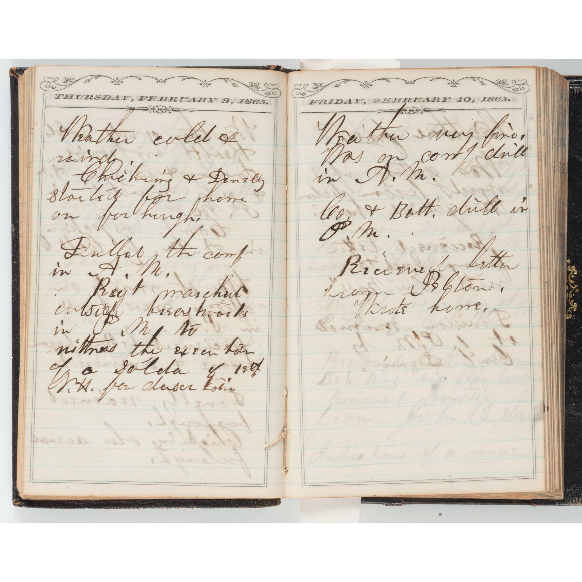Civil War Diaries of Jared P. Hubbard, 2nd New Hampshire Volunteers