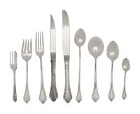 An American Silver Flatware Service