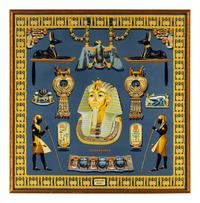 Hermès Framed Silk Scarf, 1976