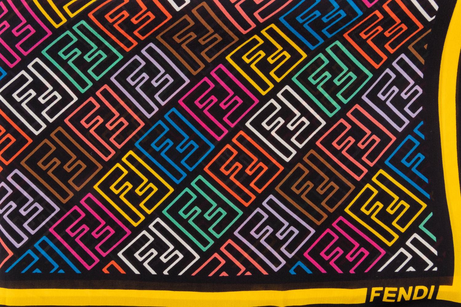 Collection of Eight Scarves; Four Valentino, One Missoni, Three Fendi, 1980-2000s
