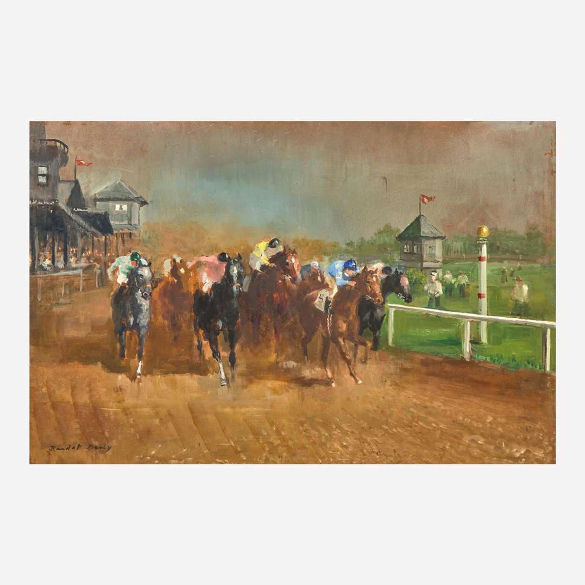 Randall Davey (American, 1887-1964) Horse Race