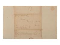 [WAR OF 1812]. Letter discussing military matters & Gen. Hull's surrender at Detroit. August 1812.
