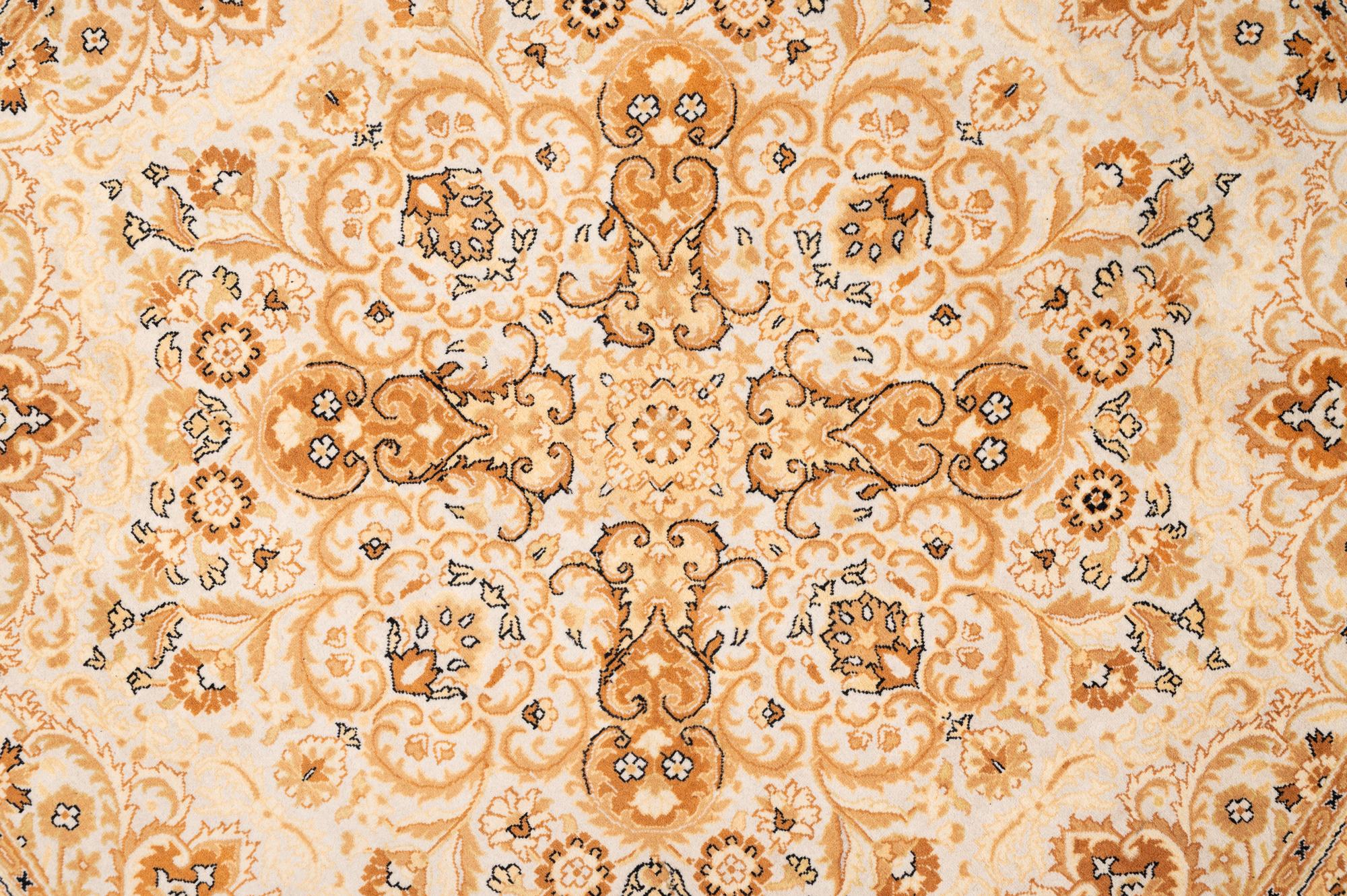 A Sino-Persian Circular Wool Rug
