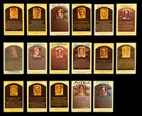 A Collection of Baseball Hall of Fame Signed Autograph Postcards Including Hank Greenberg (Beckett Authentication Services Pre Certified) - 17 Total