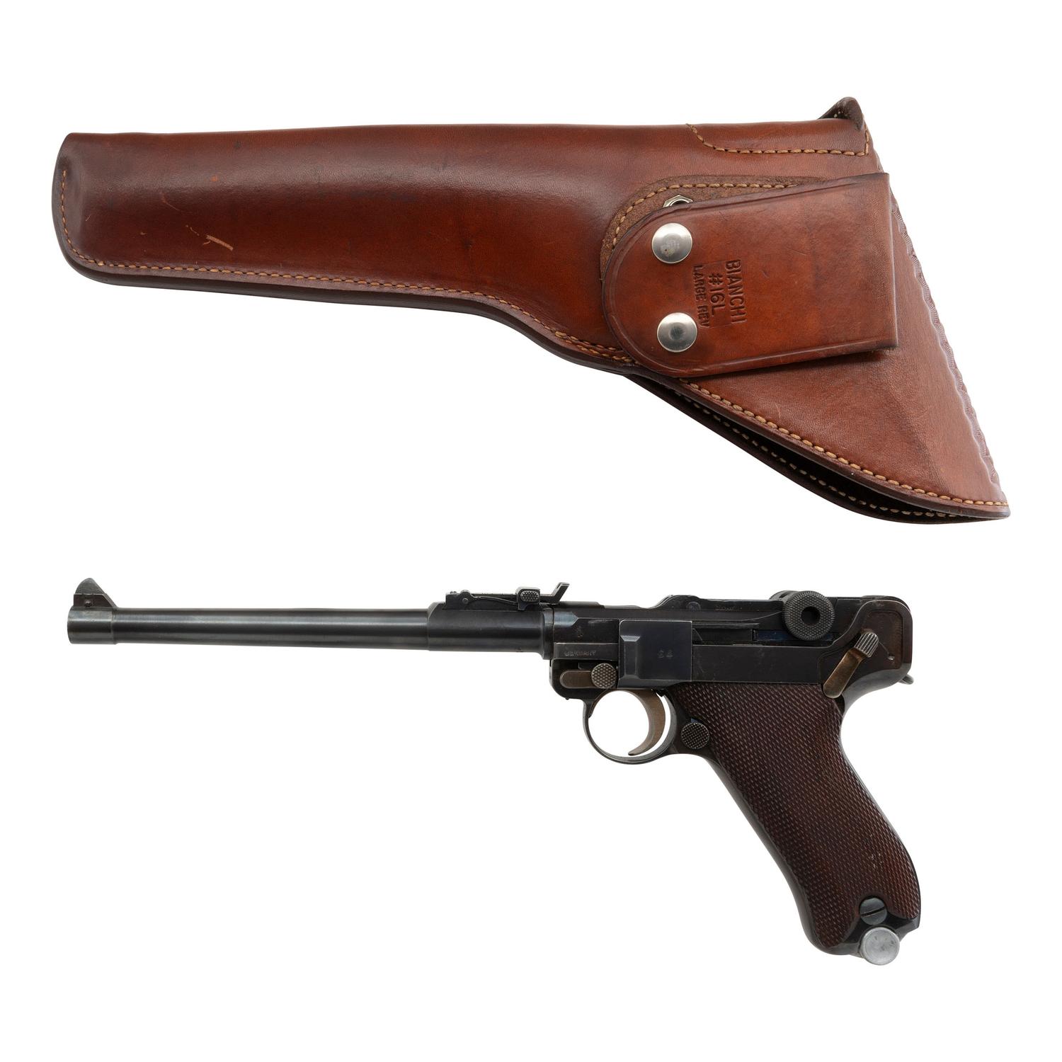 **Commercial Artillery Luger with Bianchi Holster