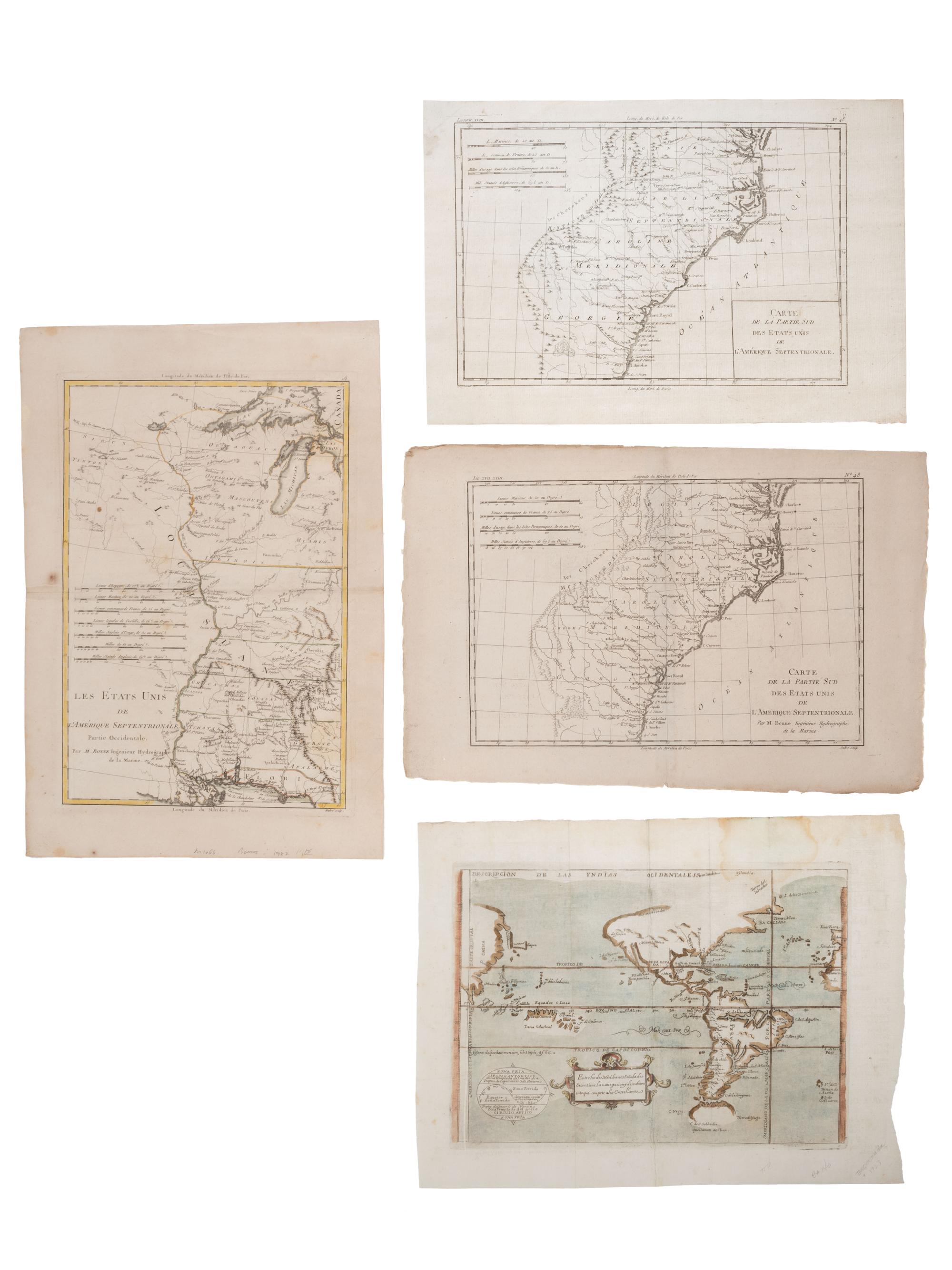 [MAPS-THE AMERICAS]. 11 maps, incl. [Herrera y Tordesillas]. Descripcion de las Yndias Ocidentales .