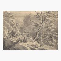 Jean-Antoine Constantin d'Aix (French, 1756–1844) Saint Anthony the Abbot in the Wilderness