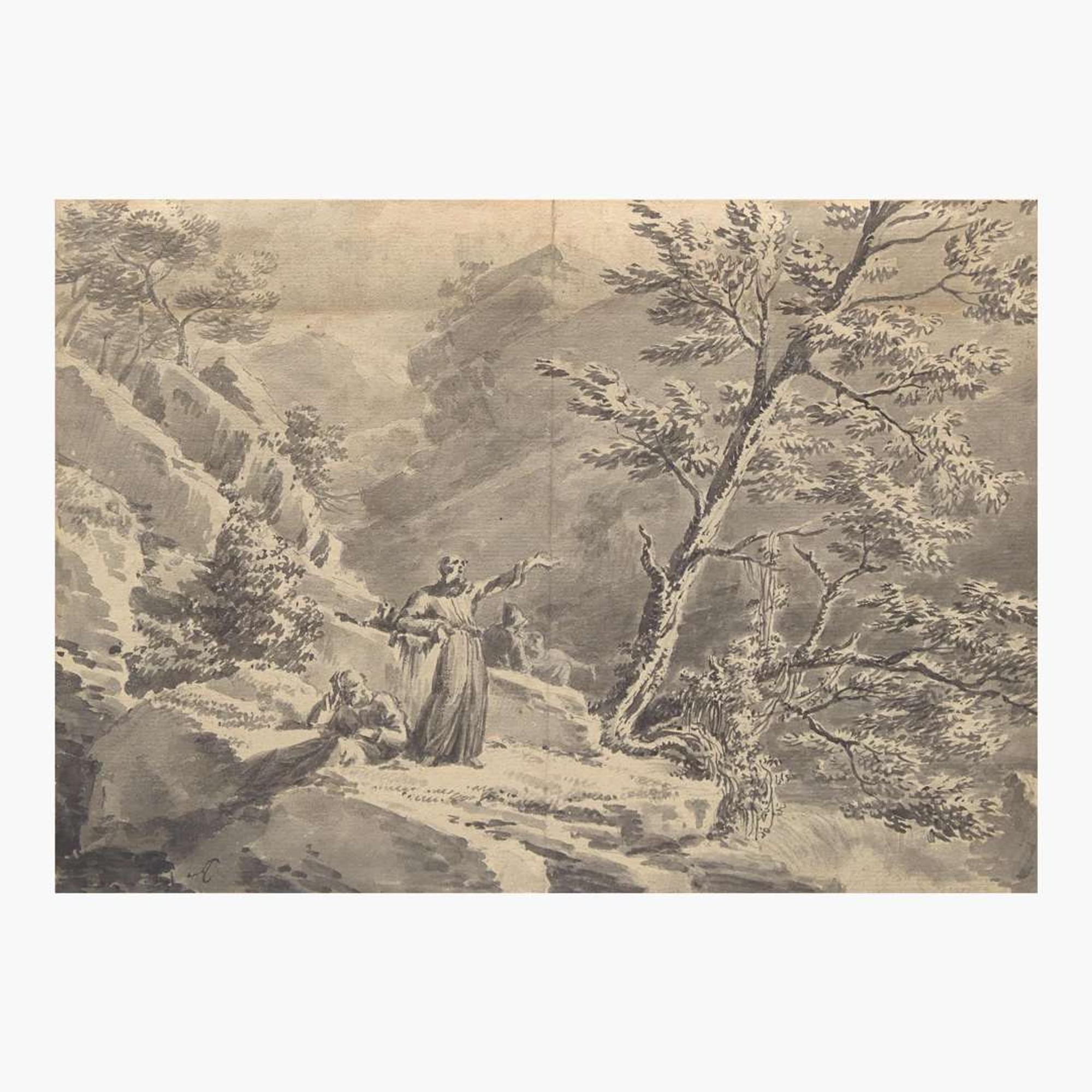 Jean-Antoine Constantin d'Aix (French, 1756–1844) Saint Anthony the Abbot in the Wilderness