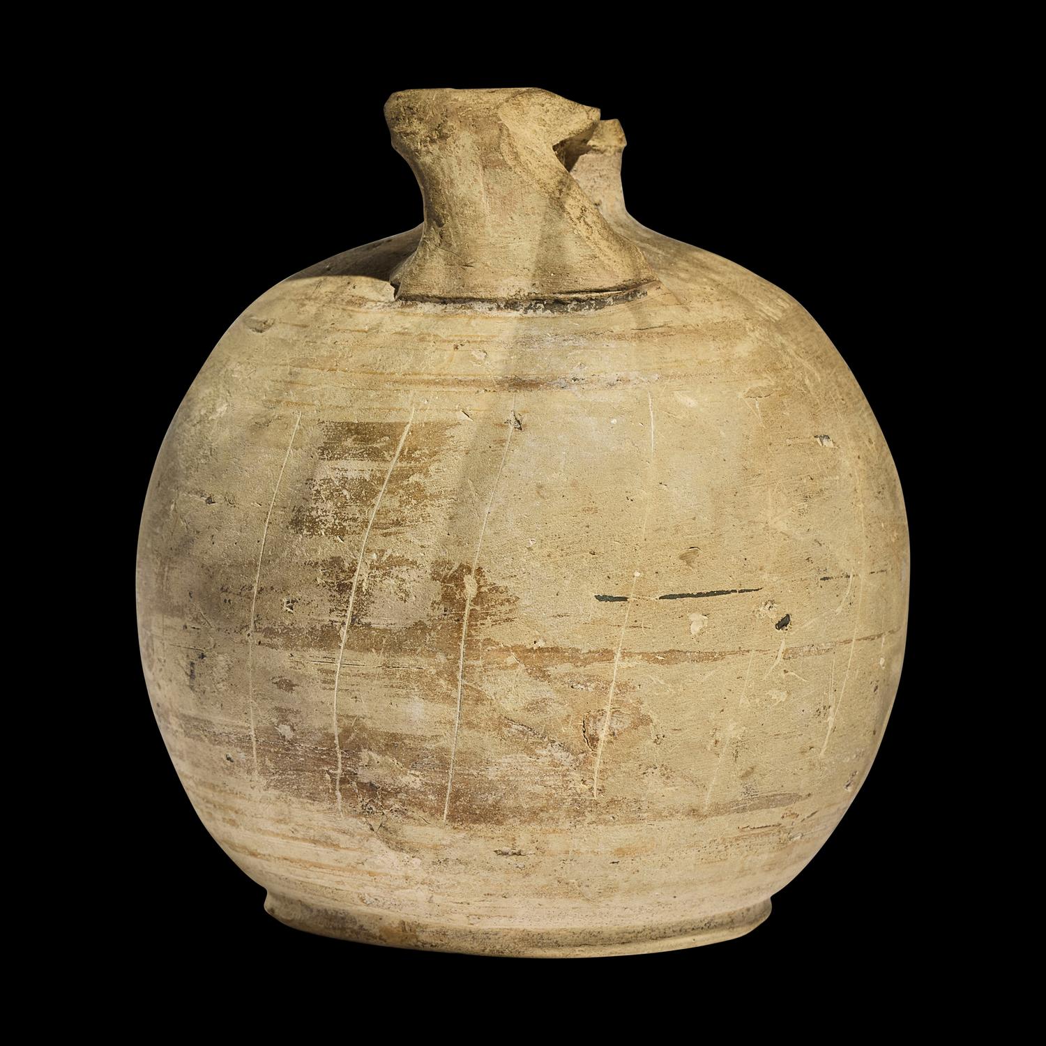 A Corinthian Black-Figured Aryballos with Siren