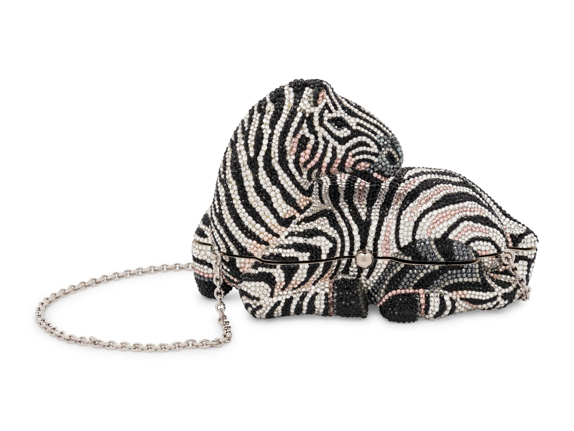 Judith Leiber Collector's Edition Zebra Minaudière