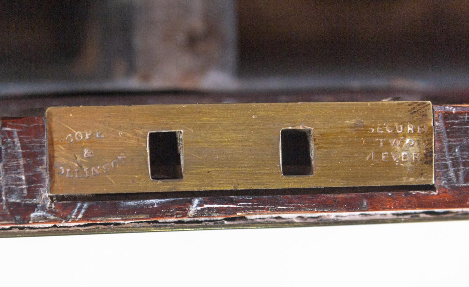 A Regency Brass Mounted Mahogany Octagonal Cellarette