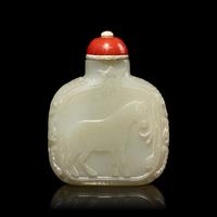 Nine Chinese Snuff Bottles, 19th-Early 20th Century — 晚清-民國 各式鼻烟壺一組九只