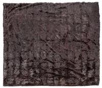 A Large Marmot Fur Throw or Bed Cover Length 10 feet x width 9 feet 8 inches.