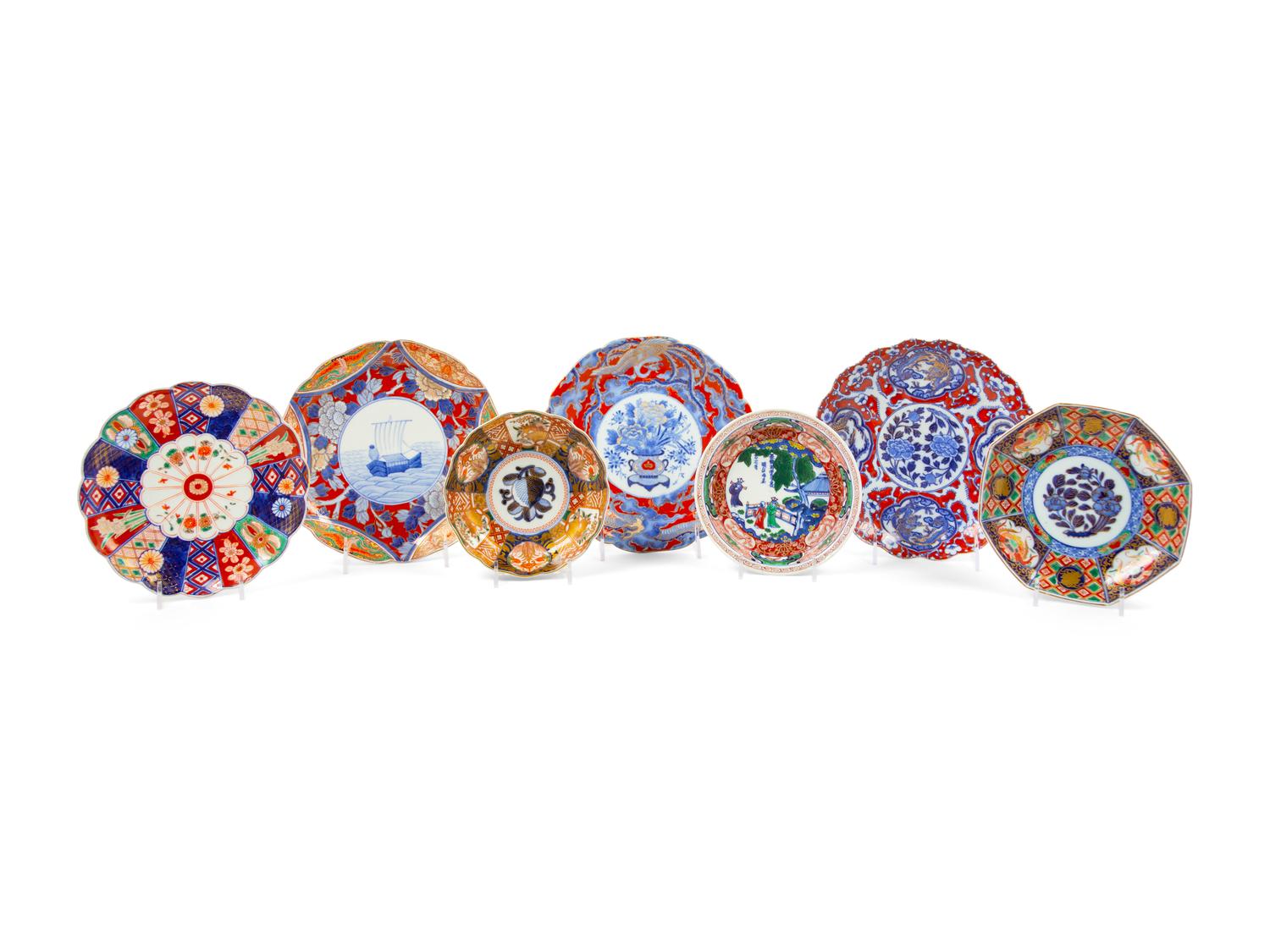 A Group of Japanese Porcelain Plates