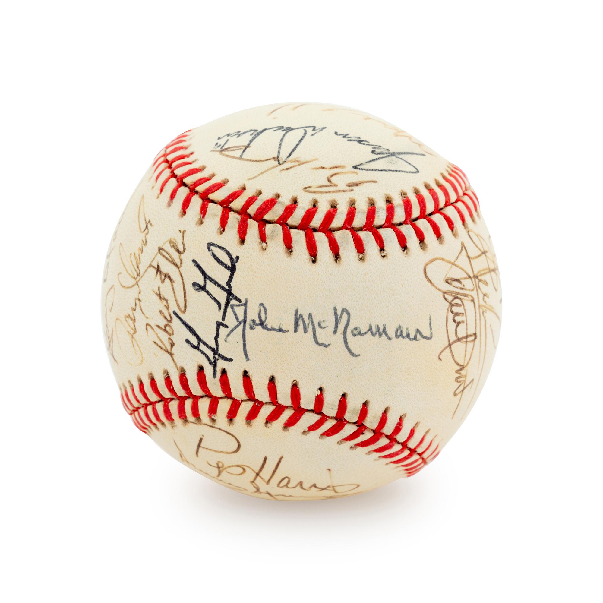 A Group of 19 Los Angeles Angels Signed Baseballs,