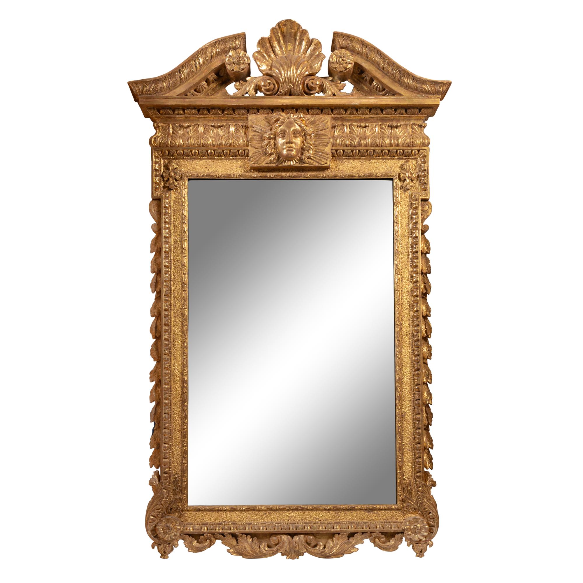 A George II Giltwood Mirror