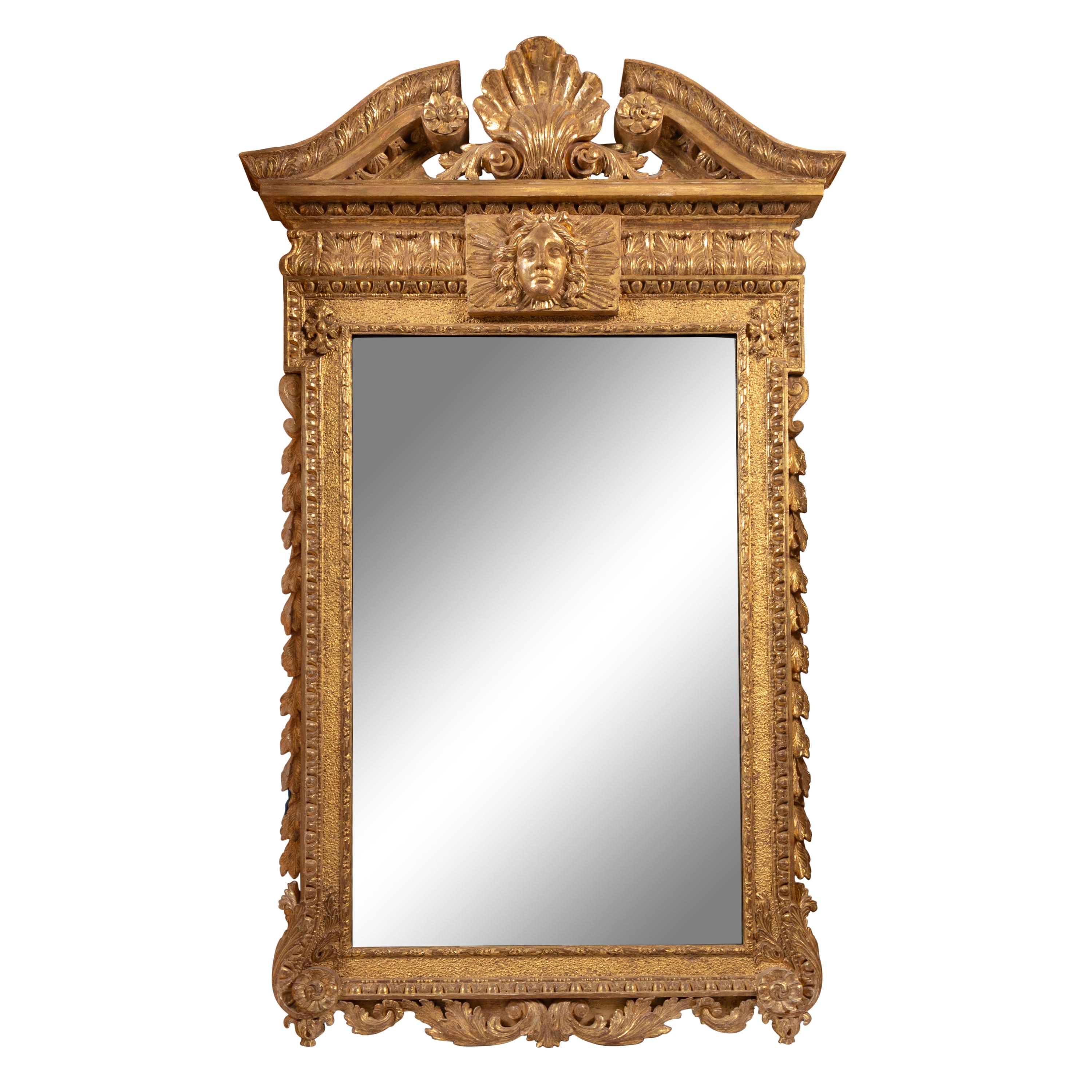 A George II Giltwood Mirror