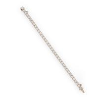 DIAMOND AND PLATINUM LINE BRACELET
