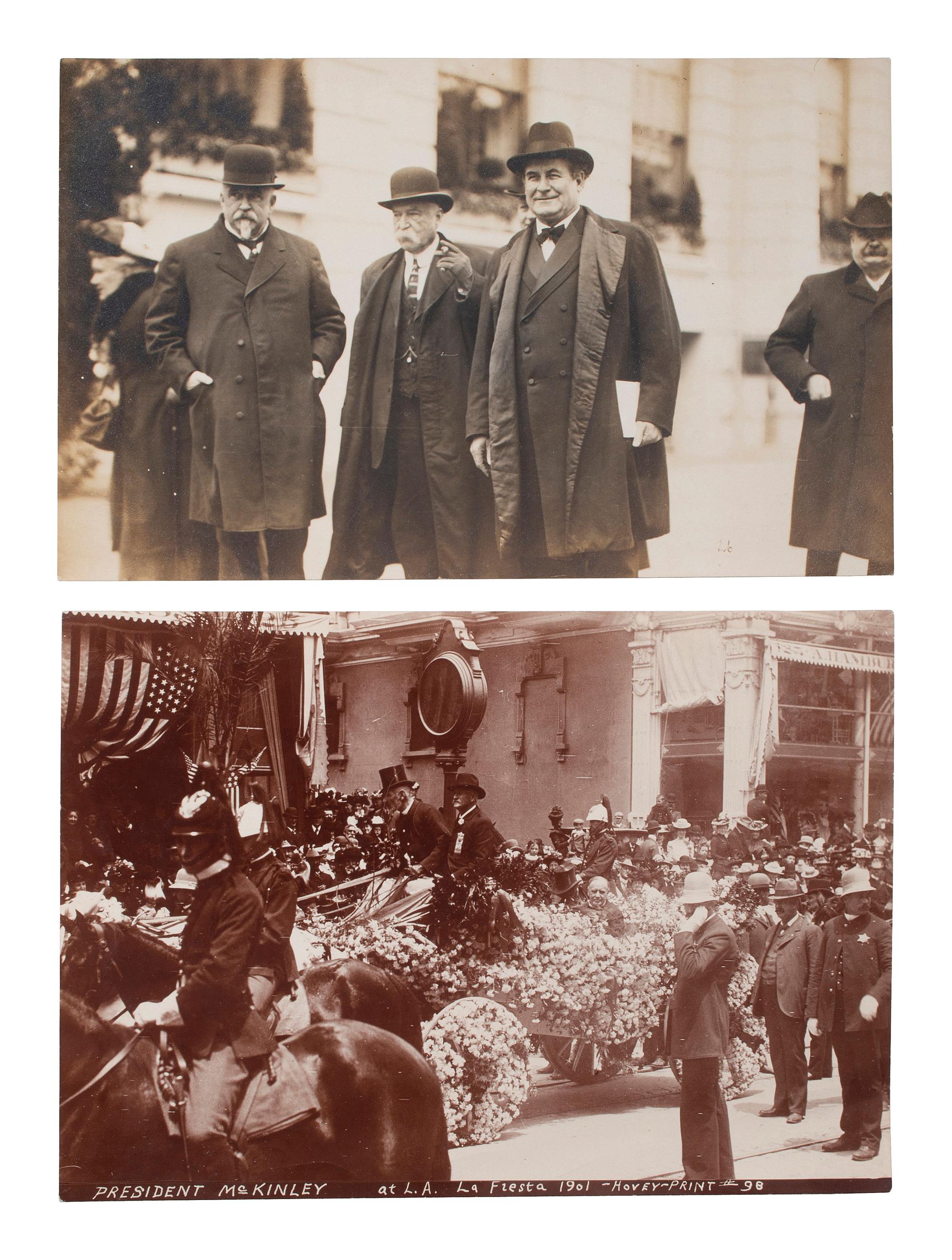 [POLITICS]. 54 postcards & photographs of politicians incl. ROOSEVELT, TAFT & BRYAN.
