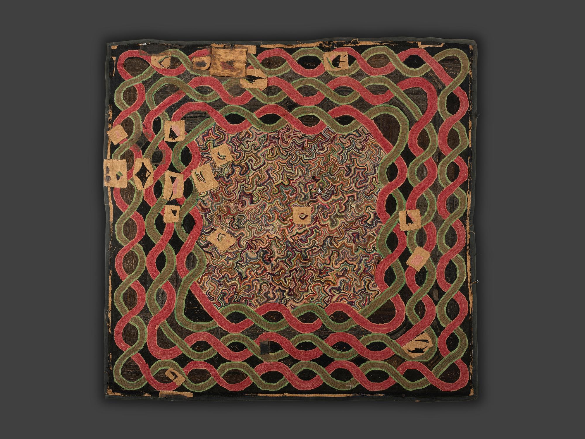Two American Hooked Rugs