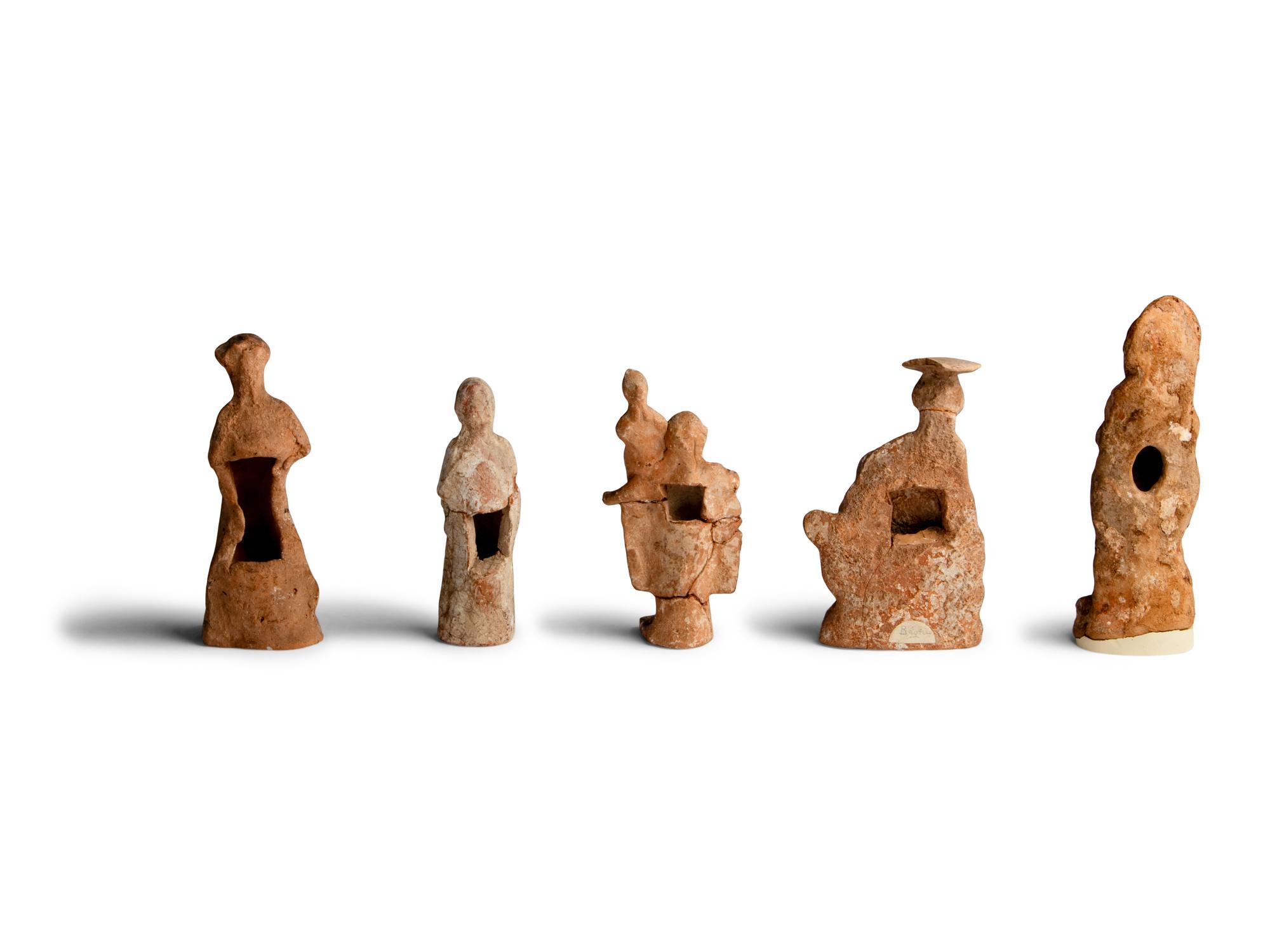Five Greek Terracotta Figures