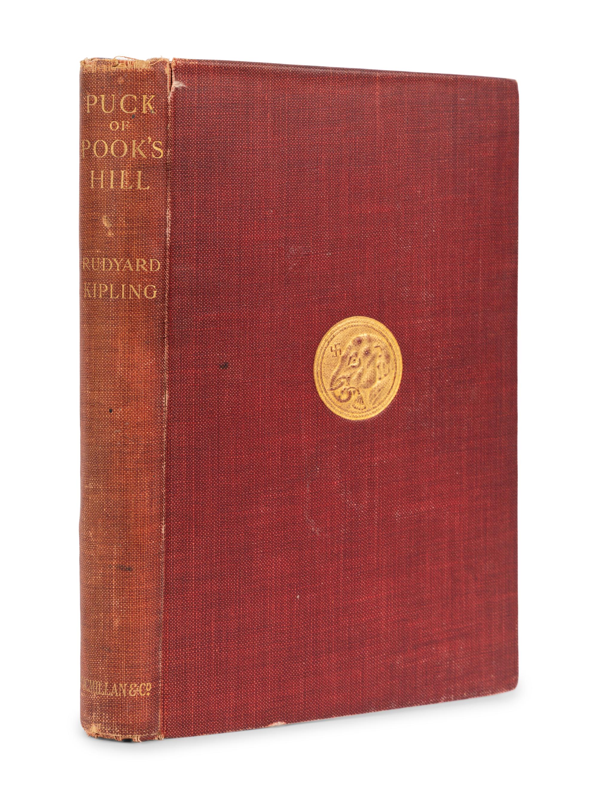 KIPLING, Rudyard (1865-1936). Puck of Pook's Hill. London: MacMillan & Co. , 1906.
