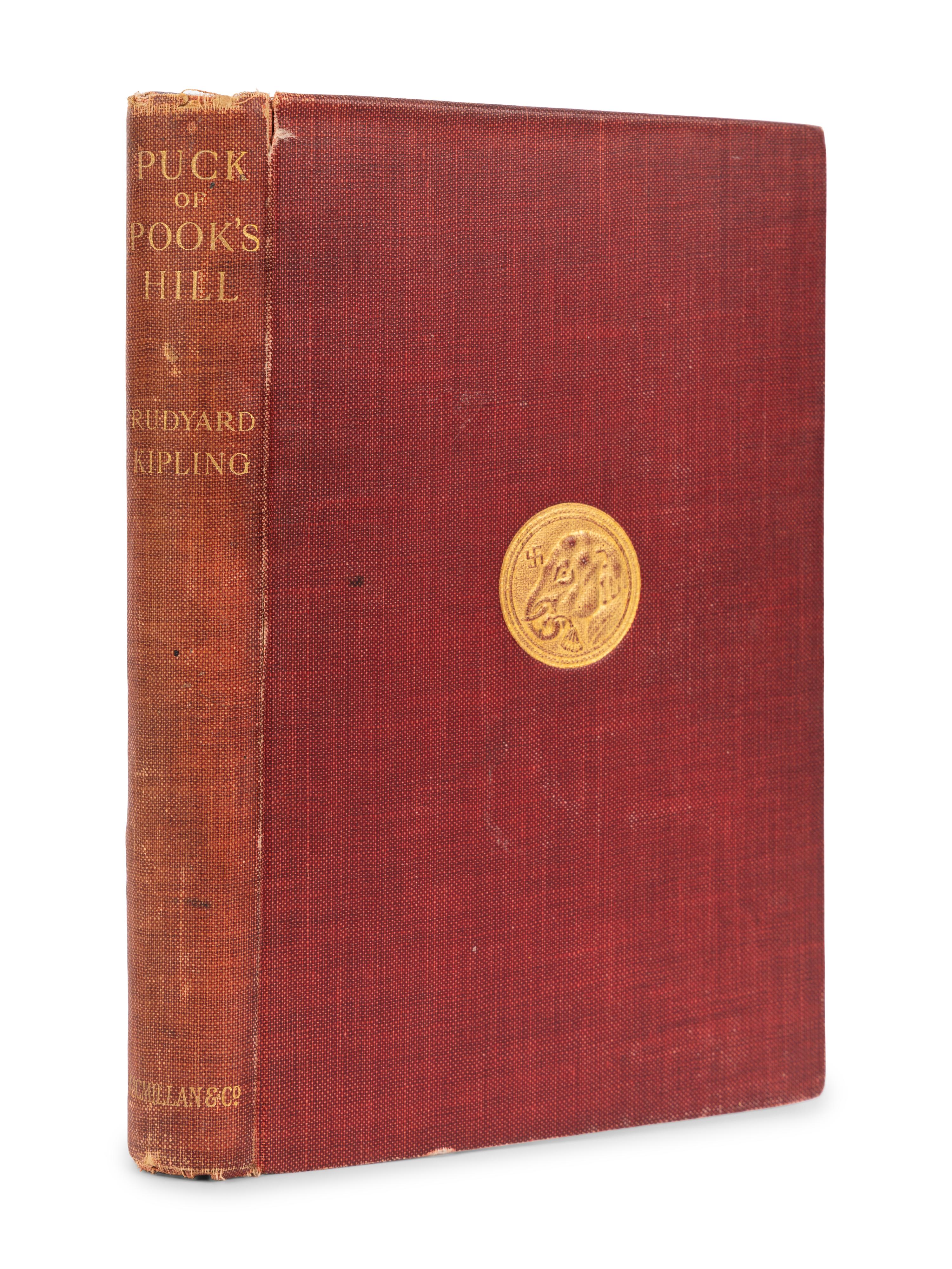 KIPLING, Rudyard (1865-1936). Puck of Pook's Hill. London: MacMillan & Co. , 1906.