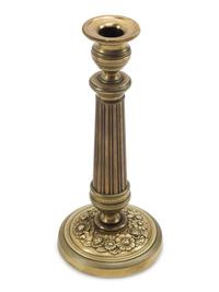 Three Pairs of French Gilt Bronze Candlesticks