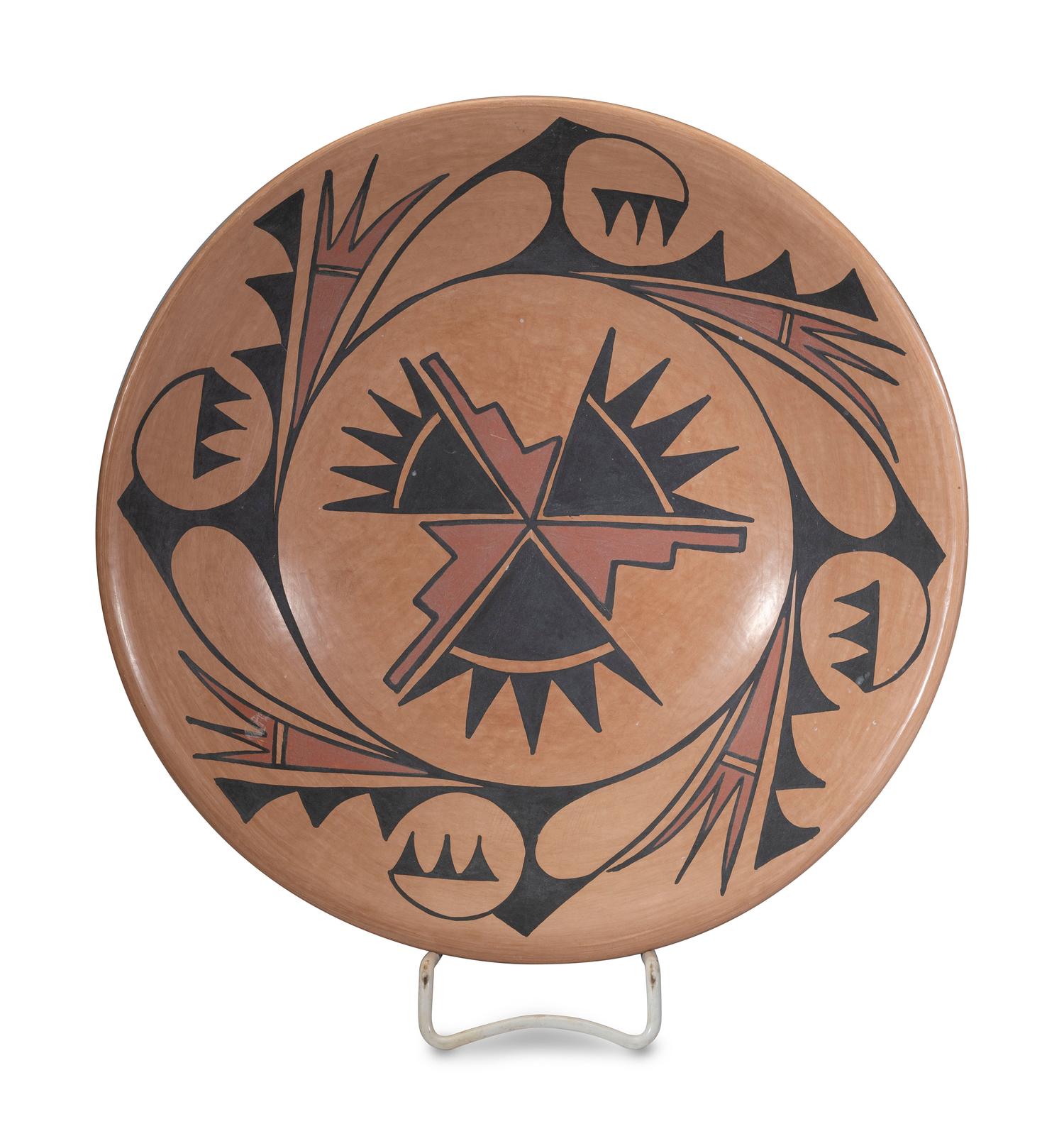 Polychrome Pottery Charger