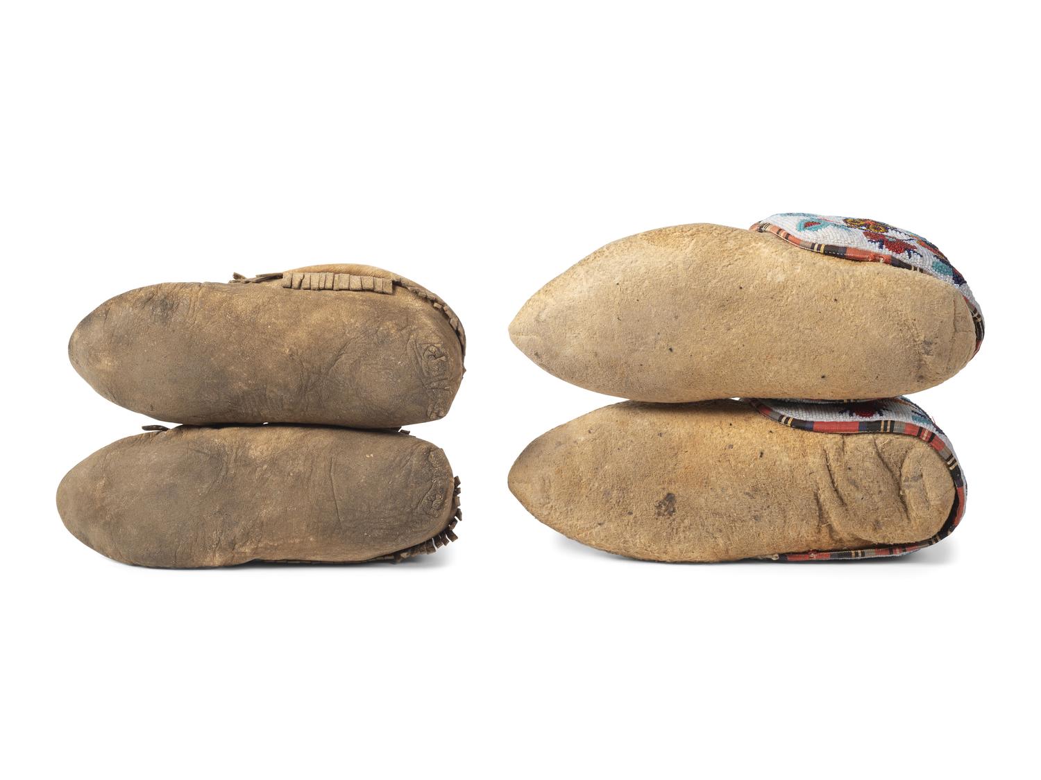 Great Lakes Beaded Hide Moccasins