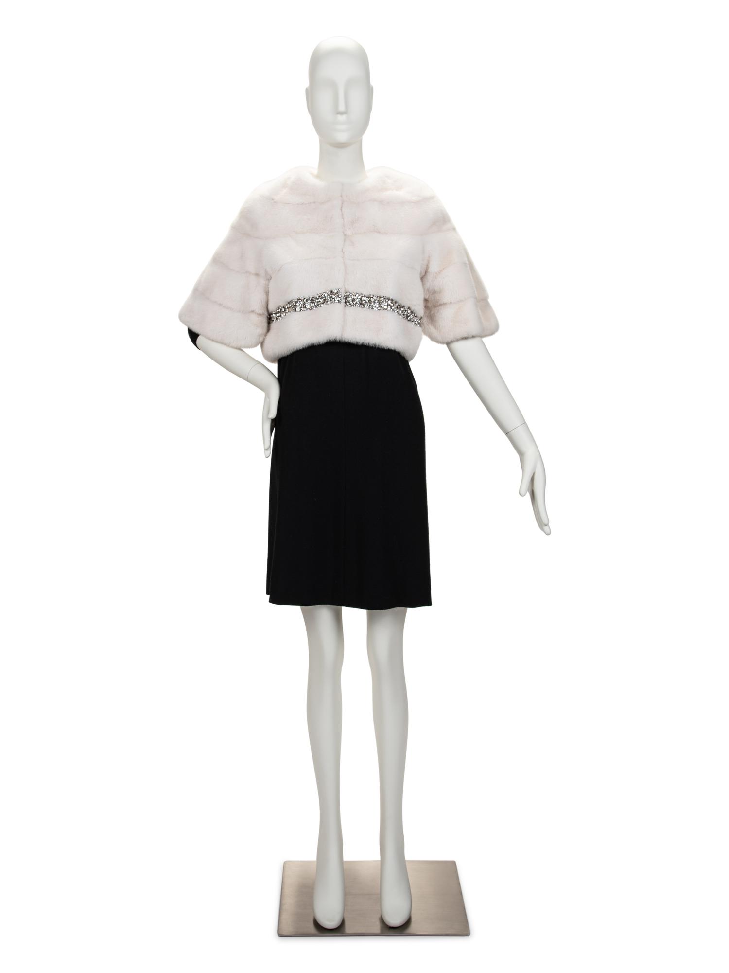 Two Fur Jackets and Two Stoles, Including Judith Leiber and Badgley Mischka