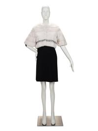 Two Fur Jackets and Two Stoles, Including Judith Leiber and Badgley Mischka