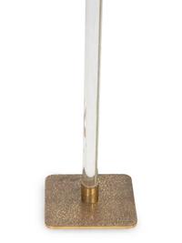 A Hansen Crystal and Brass Floor Lamp — AMERICAN, CIRCA 1960S