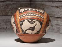 Four-Color Polychrome Pottery Jar