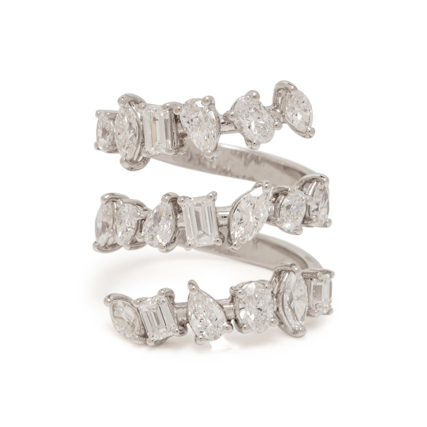 FANCY SHAPED DIAMOND RING