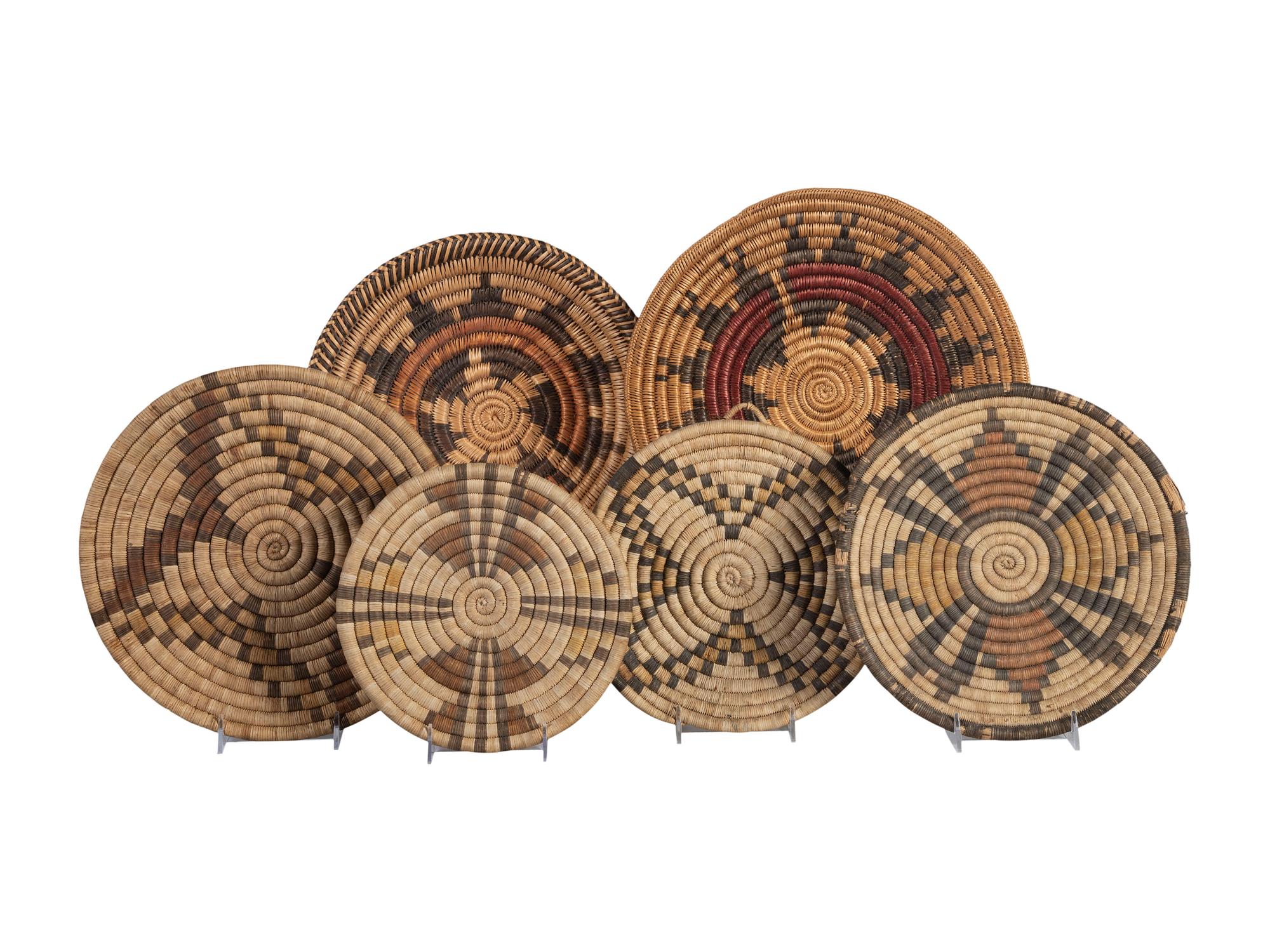 Collection of Hopi Second Mesa and Navajo Wedding Baskets