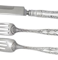 A Tiffany & Co. Wave Edge Silver Flatware Service