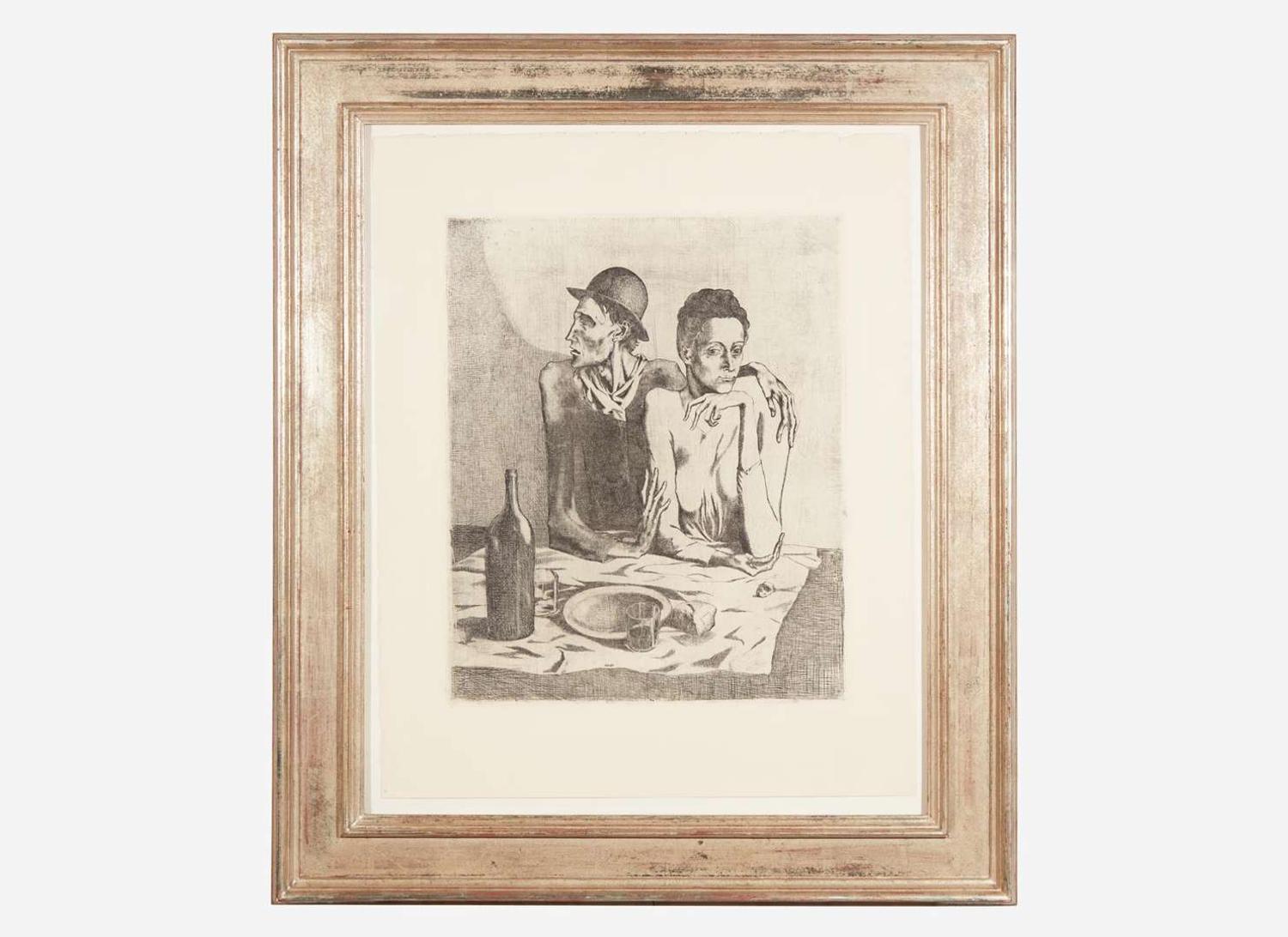 Pablo Picasso (Spanish, 1881-1973) - Le Repas Frugal, from La Suite des Saltimbanques