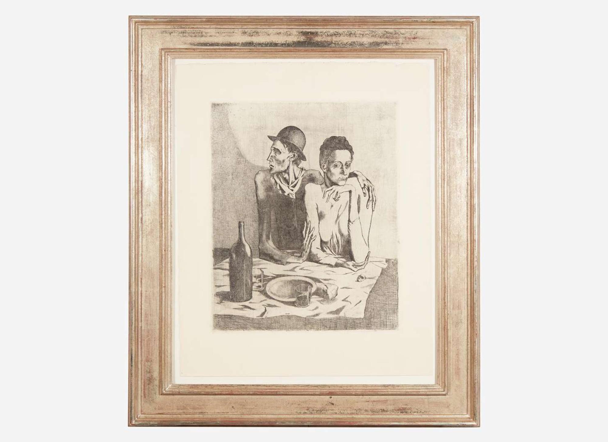 Pablo Picasso (Spanish, 1881-1973) - Le Repas Frugal, from La Suite des Saltimbanques
