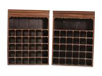 A Pair of Hanging Shaving Mug Racks