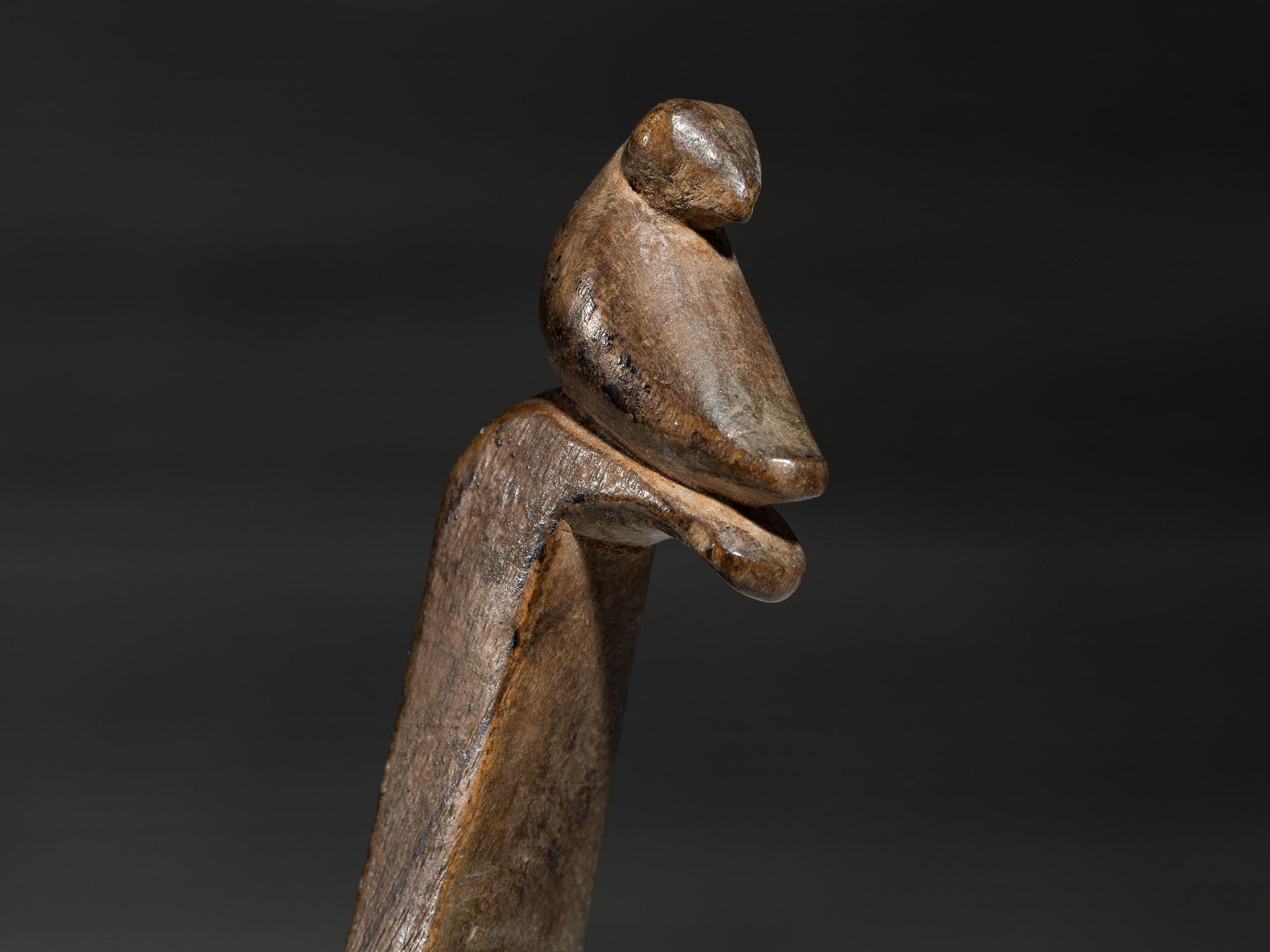 Eastern Woodlands Carved Effigy Ladle