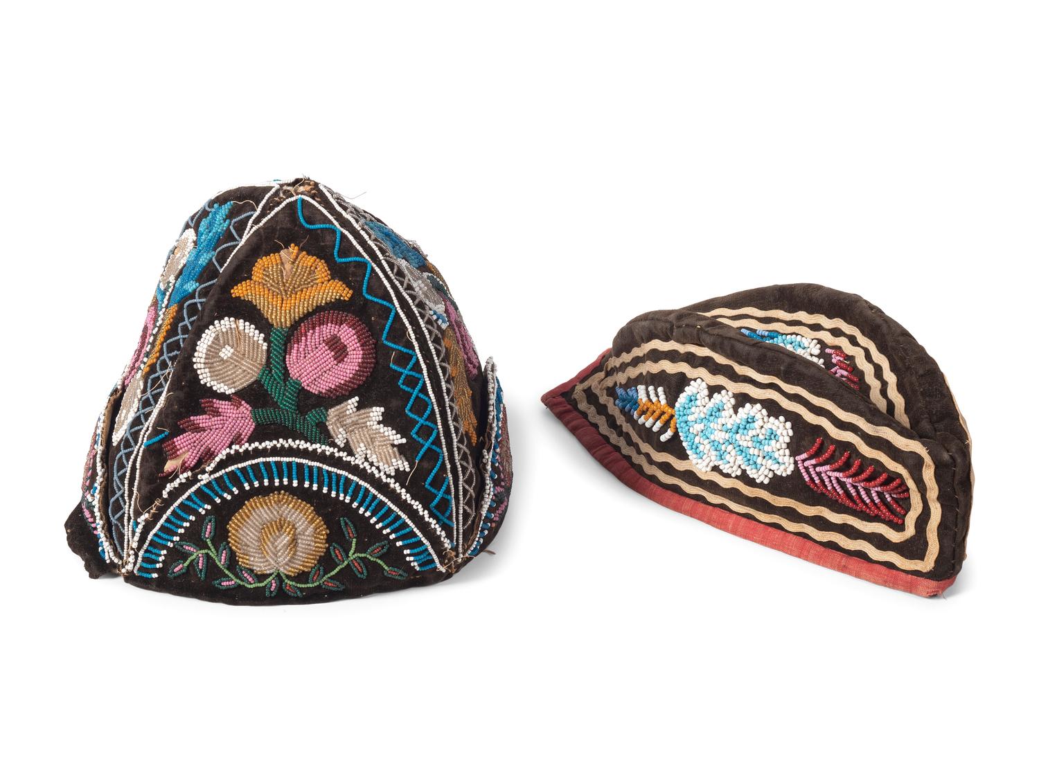 Haudenosaunee Beaded Caps